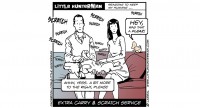 Little Hunterman Daily Cartoons 2014-03-04, Carry & Scratch