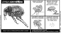 Little Hunterman Daily Cartoons 2014-03-22, Cartoon Dog Fleas