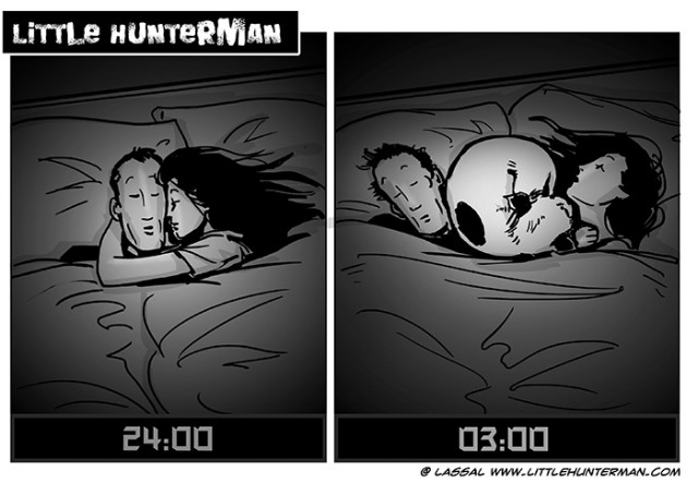 Little Hunterman - sleeping positions 01