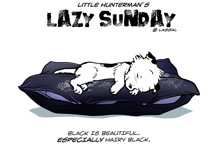 Little Hunterman - Lazy Hairy Black Sunday