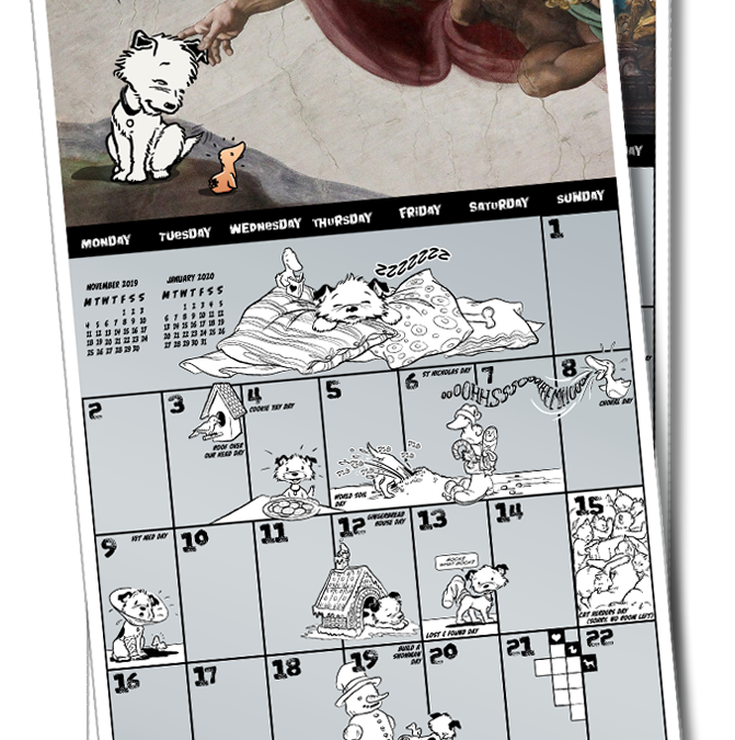 Little Hunterman Calendar Pages for Friends