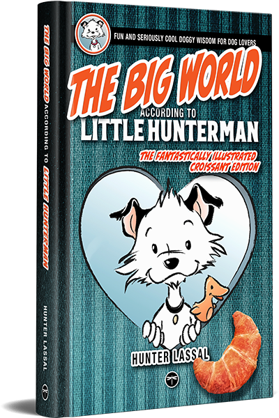 The Big World According to Little Hunterman 8x5 Hardcover